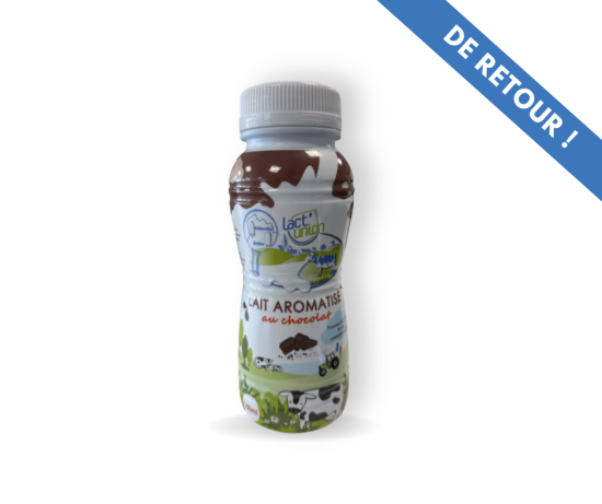 Lait aromatisé Chocolat Lact Union Stérilisé UHT (Vendu par pack)