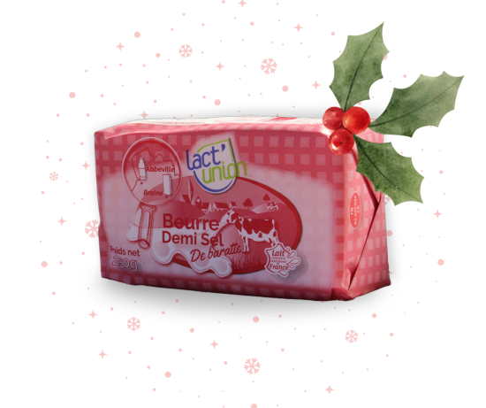 Beurre Demi-Sel de Baratte Moulé (Vendu au kg)