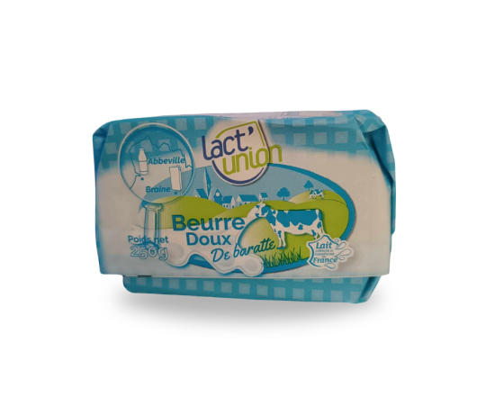 Beurre Doux de Baratte Moulé (Vendu au kg)