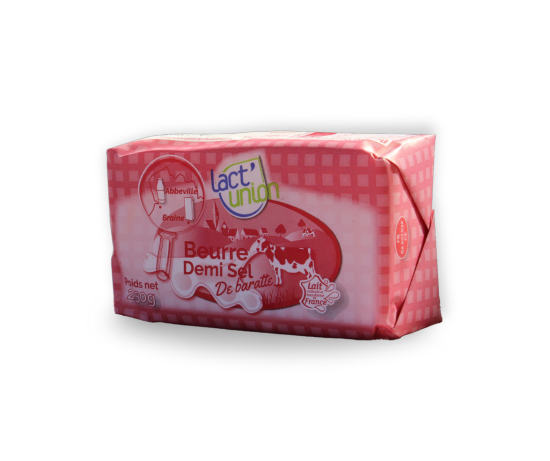 Beurre Demi-Sel de Baratte Moulé (Vendu au kg)