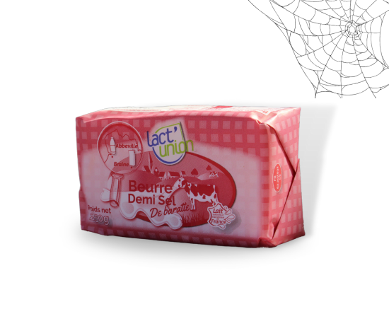 Beurre Demi-Sel de Baratte Moulé (Vendu au kg)